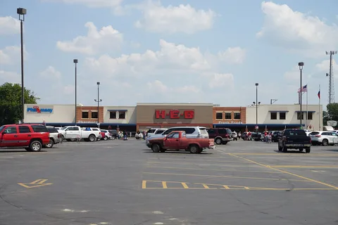 An H-E-B grocery store, the Texas supermarket chain